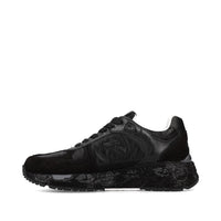 Sneakers in camoscio tessuto ed ecopelle 