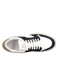Sneakers in pelle e camoscio 