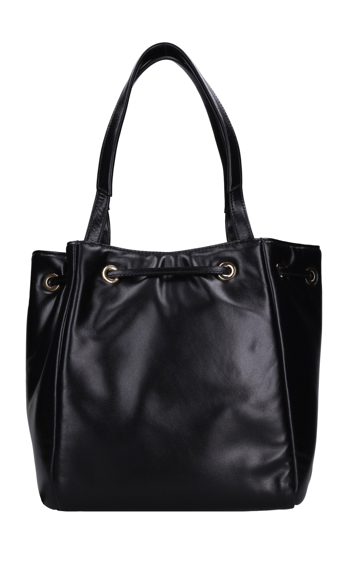 Borsa GIANT LOGO in pelle 