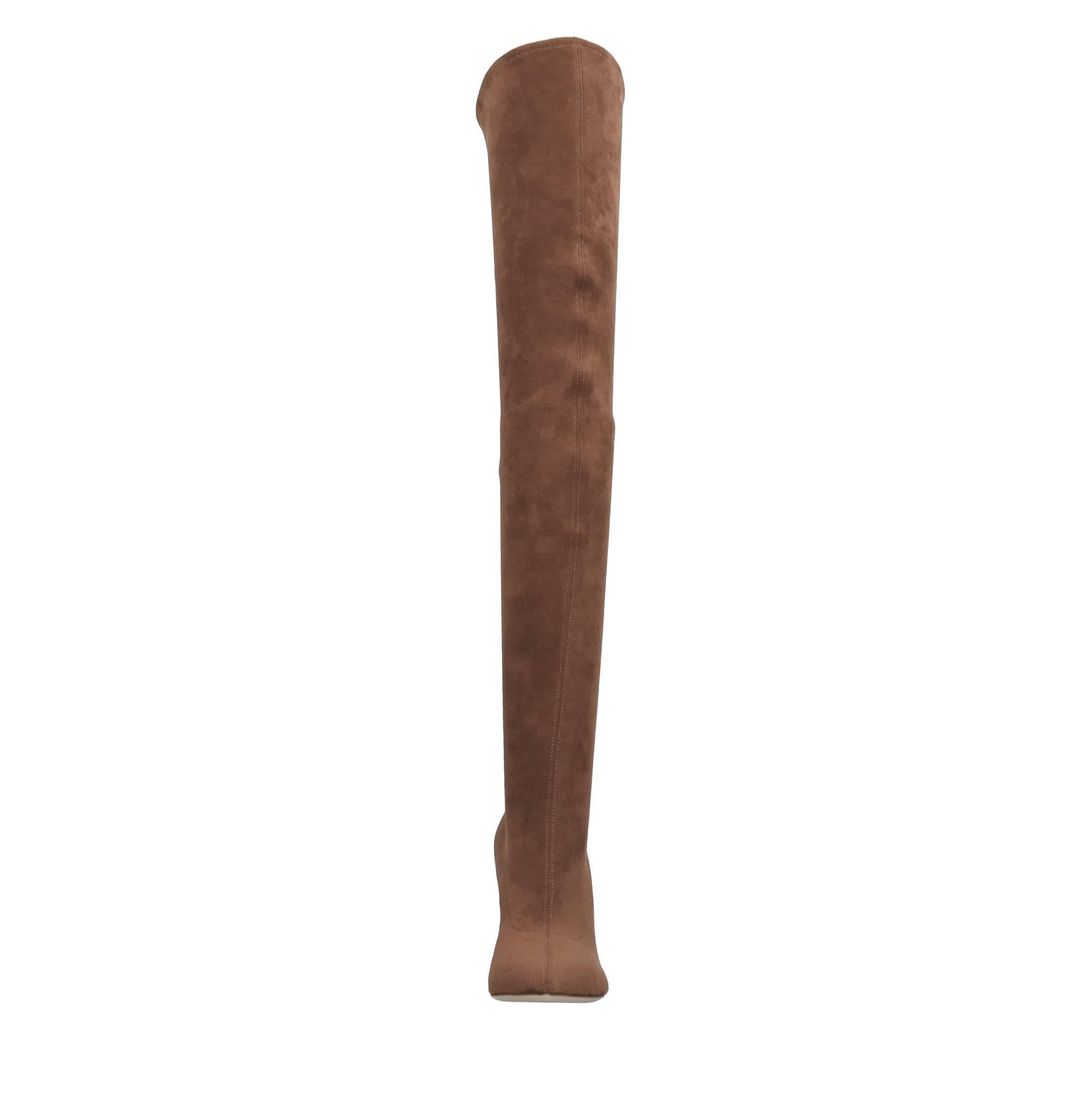 Stivali cuissard Blade in ecocamoscio stretch. 