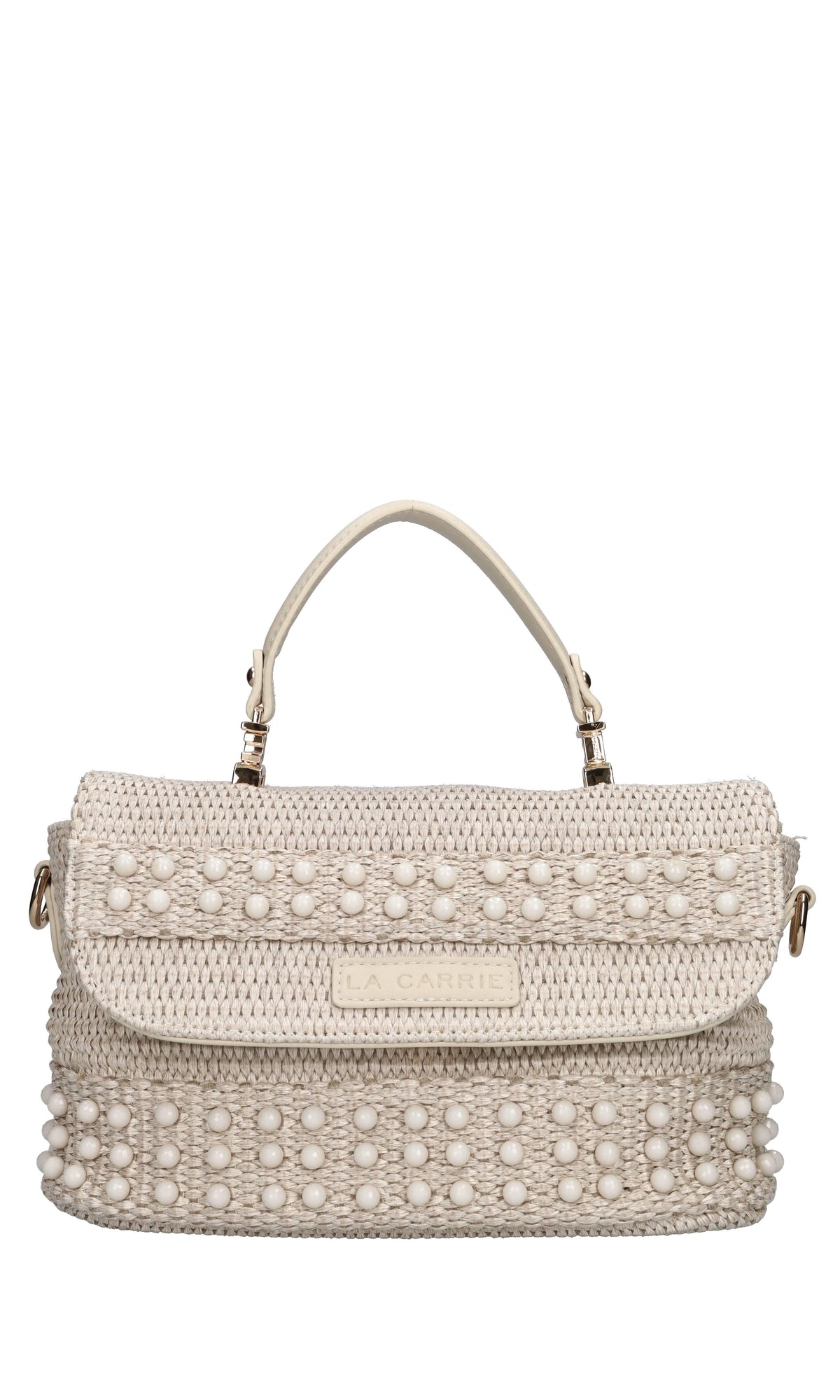 Borsa MALIBU in ecopelle e rafia 
