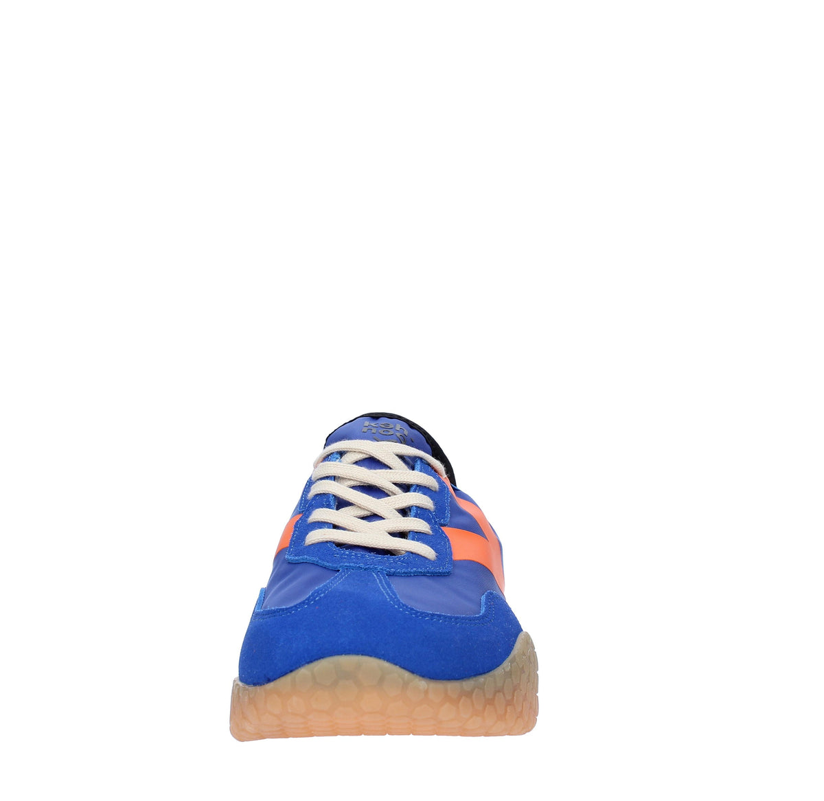 Sneakers in camoscio tessuto e gomma 