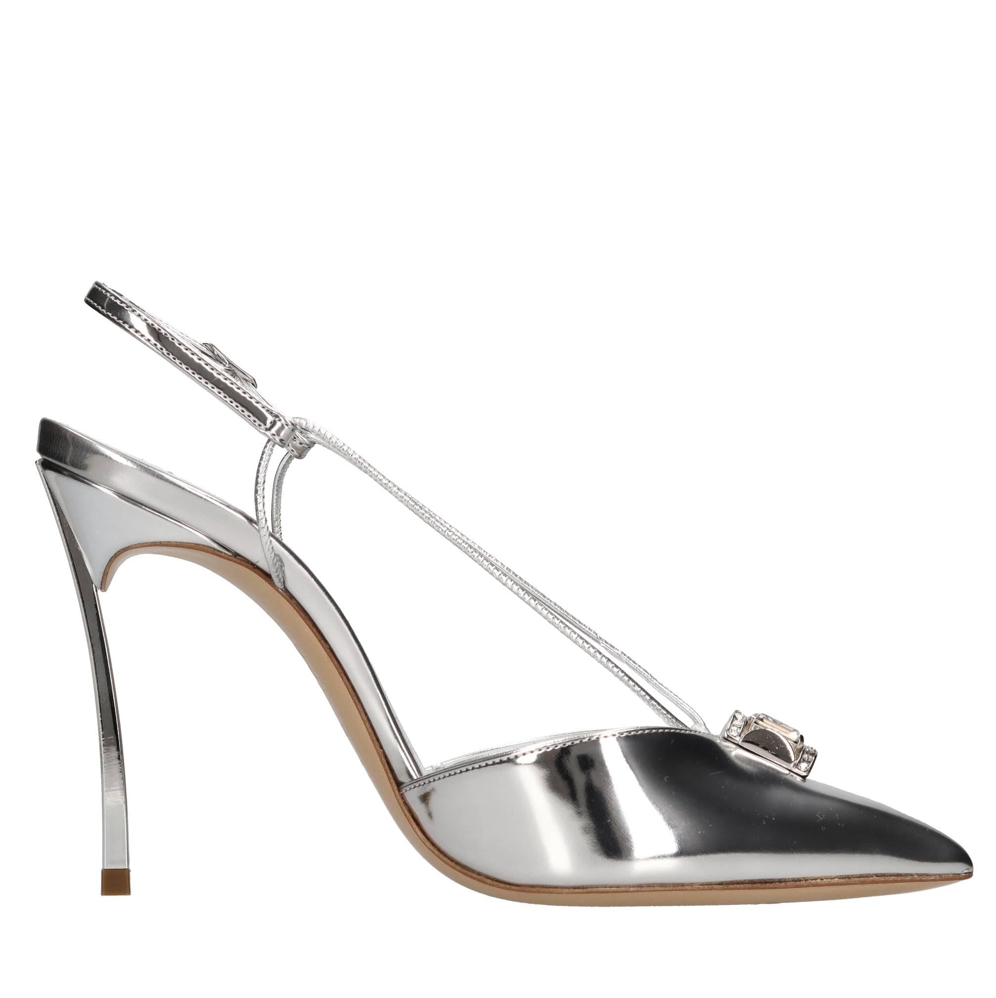 Décolleté slingback BLADE in ecopelle 