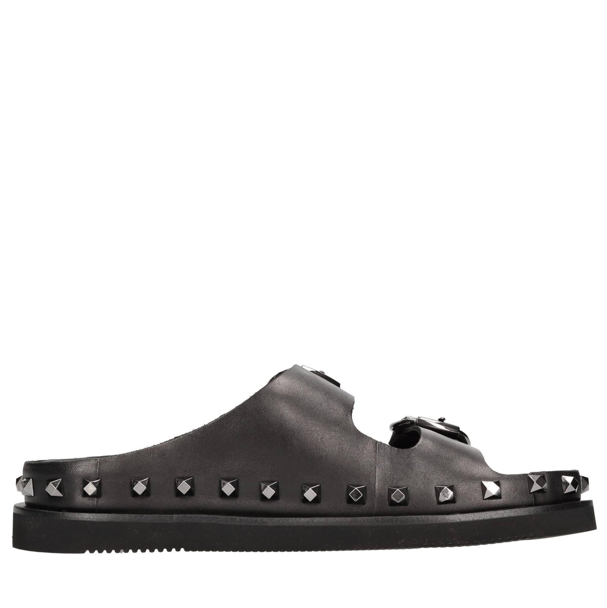 Mules in pelle 