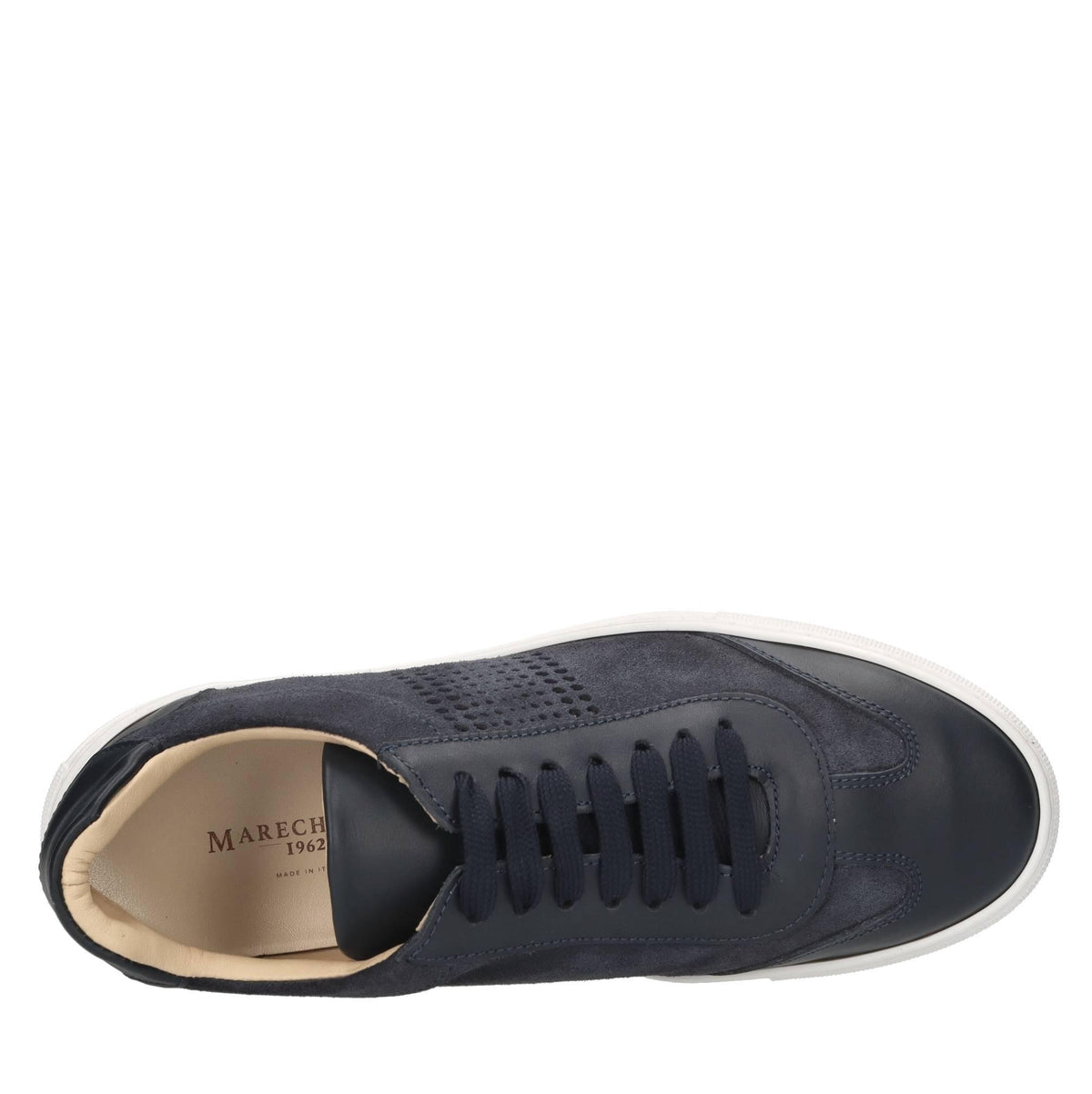 Sneakers in pelle e camoscio 