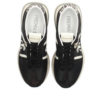 Sneakers Cassie Var 7681 in pelle, ecopelle e tessuto 