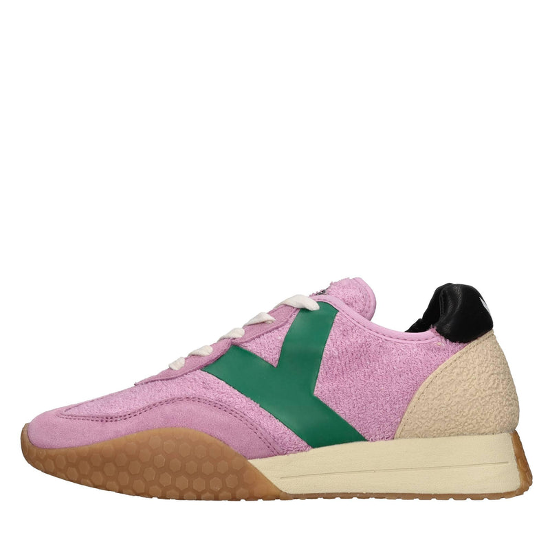 Sneakers in camoscio tessuto e gomma 