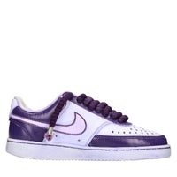 Sneakers in ecopelle e tessuto 
