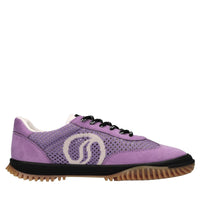 Sneakers S-Wave sport in tessuto ed eco-camoscio 