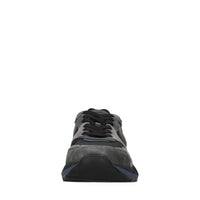 Sneakers in camoscio,pelle e tessuto 