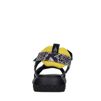 Sandali Swing in pelle, ecopelle e tessuto 