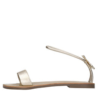Sandali flat in pelle 
