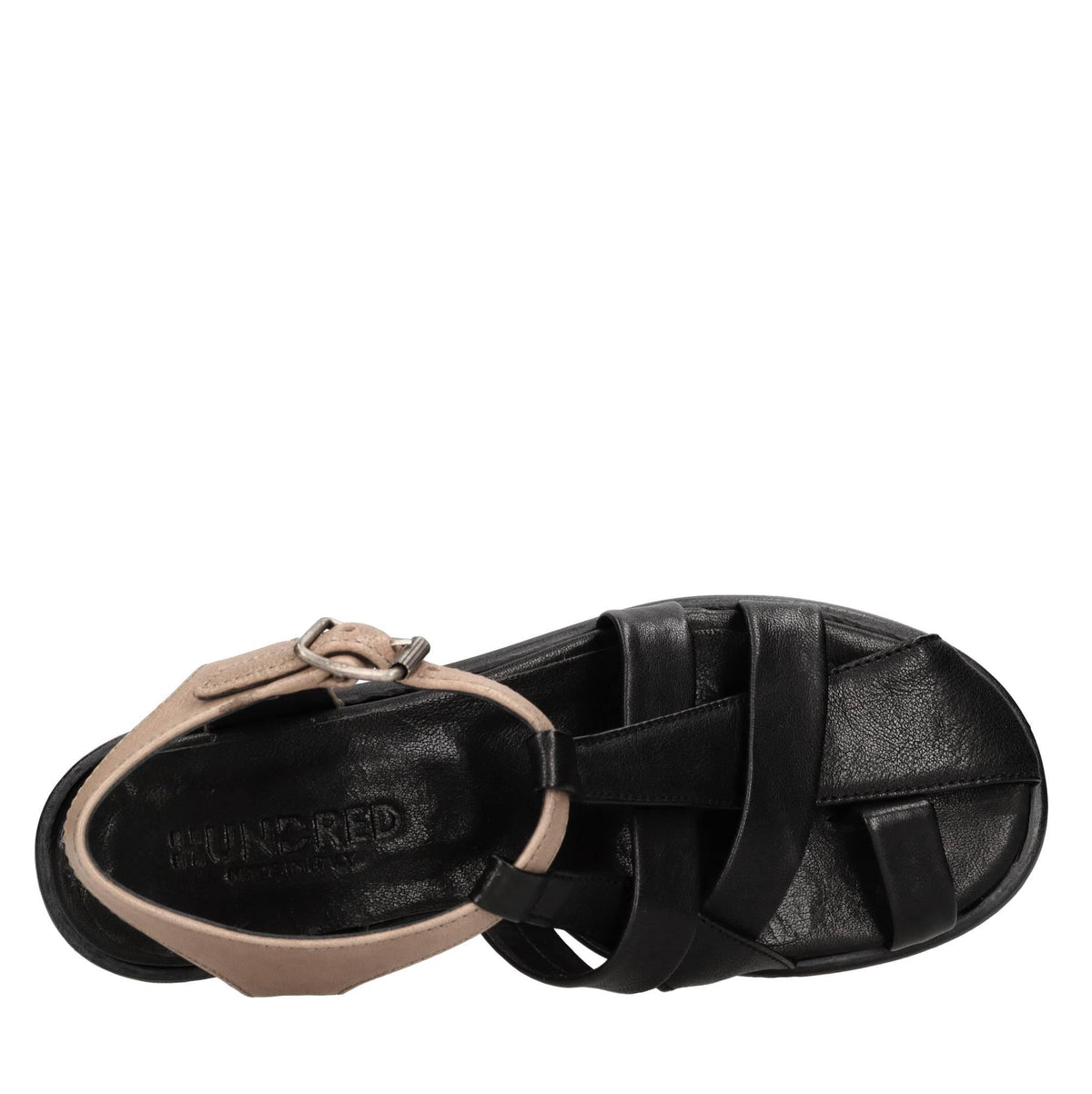 Sandali flat in pelle 