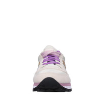 Sneakers in camoscio e tessuto 