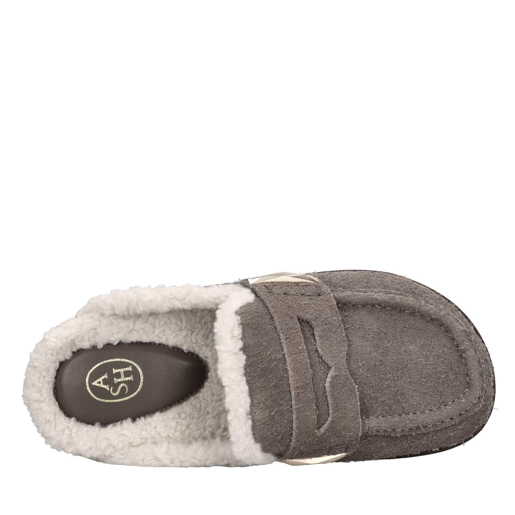 Mules in pelle scamosciata 