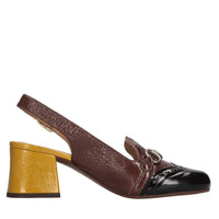 Décolleté slingback Maisa in pelle 