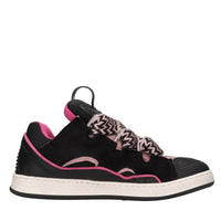 Sneakers in camoscio e tessuto 