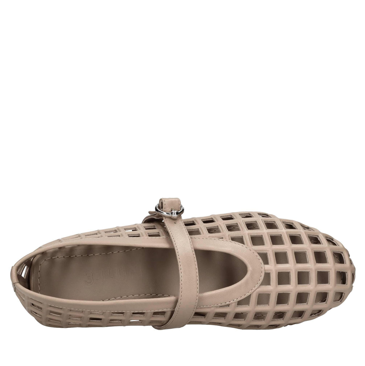 Ballerine Gwen in pelle traforata 