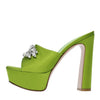 LE SILLA Mules in raso