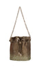 LA CARRIE Night Edition Bag in satin and rhinestones
