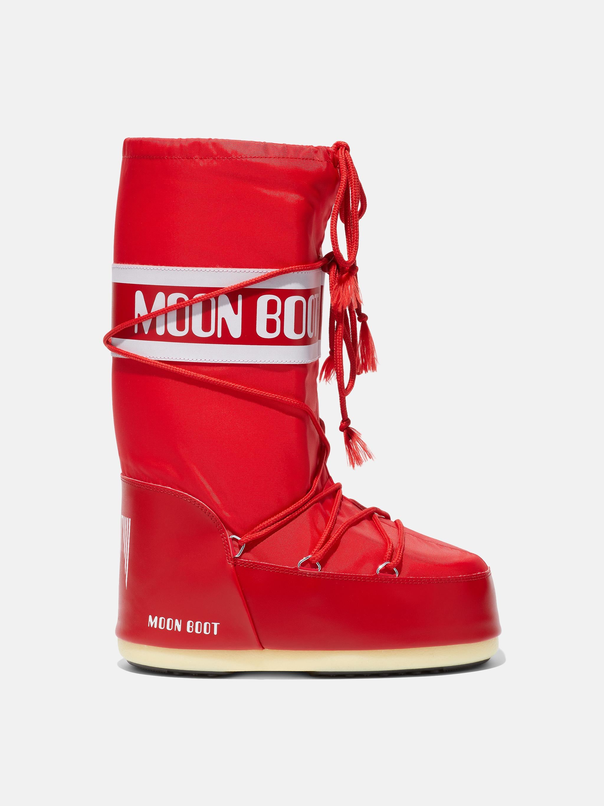 Stivali da neve modello ICON NYLON MOON BOOT in nylon tecnico idrorepellente 