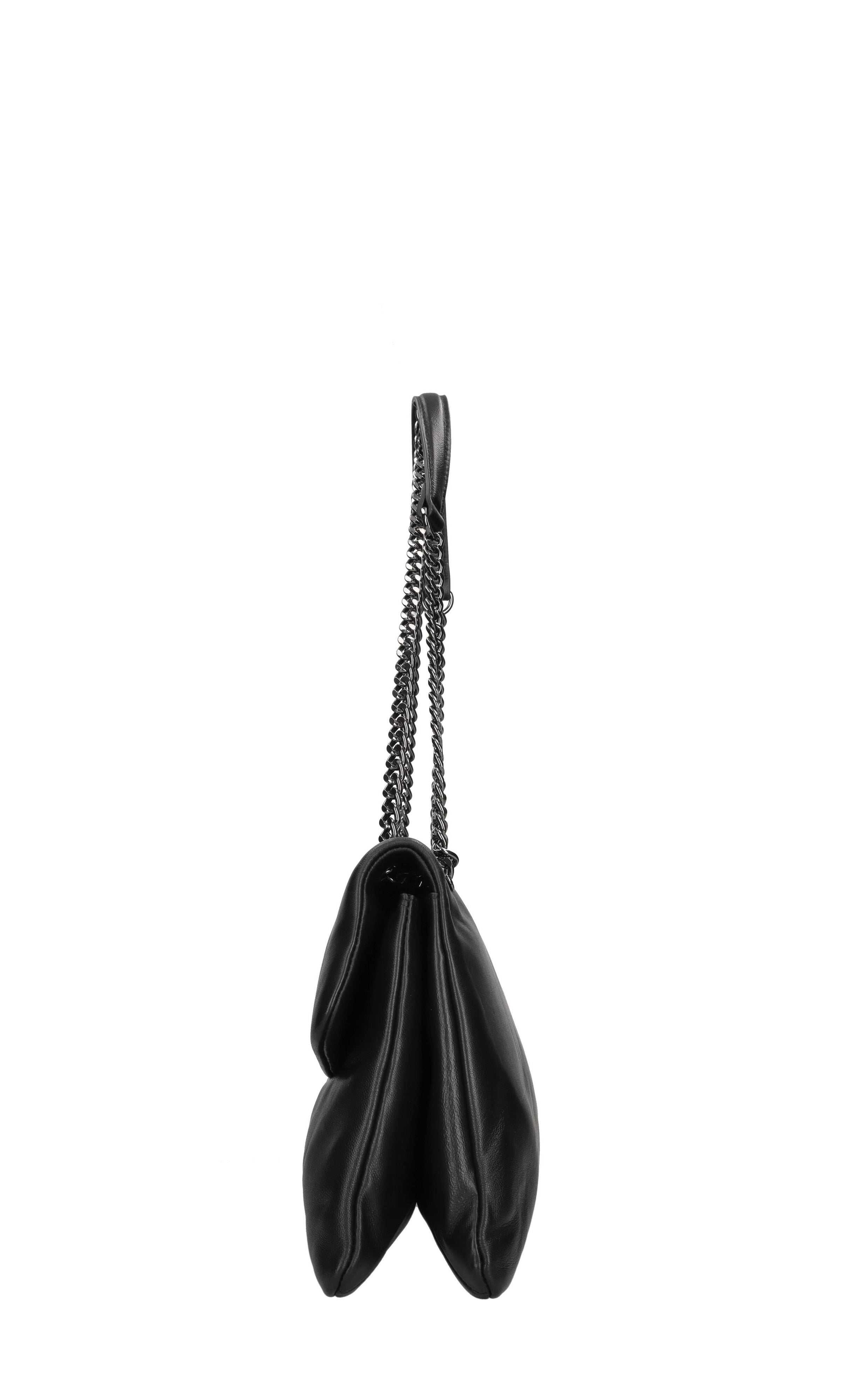 Borsa Alexis Big Flufffy in pelle 