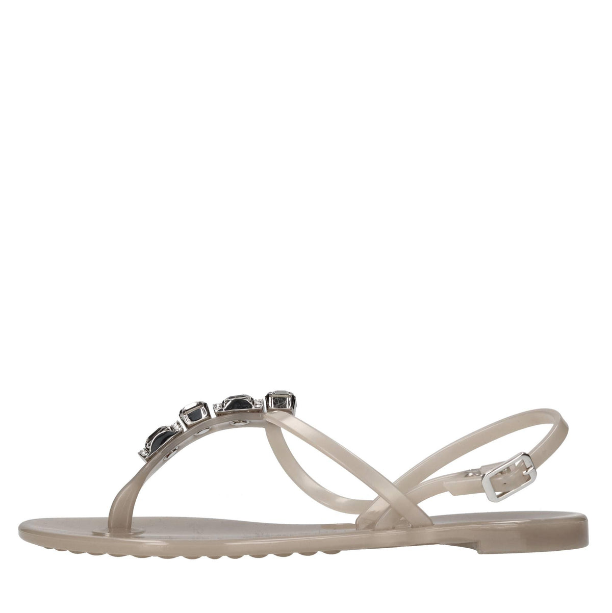 Sandali flat Jelly in PVC  e Swarovski 