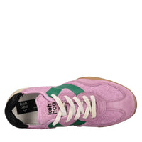 Sneakers in camoscio tessuto e gomma 