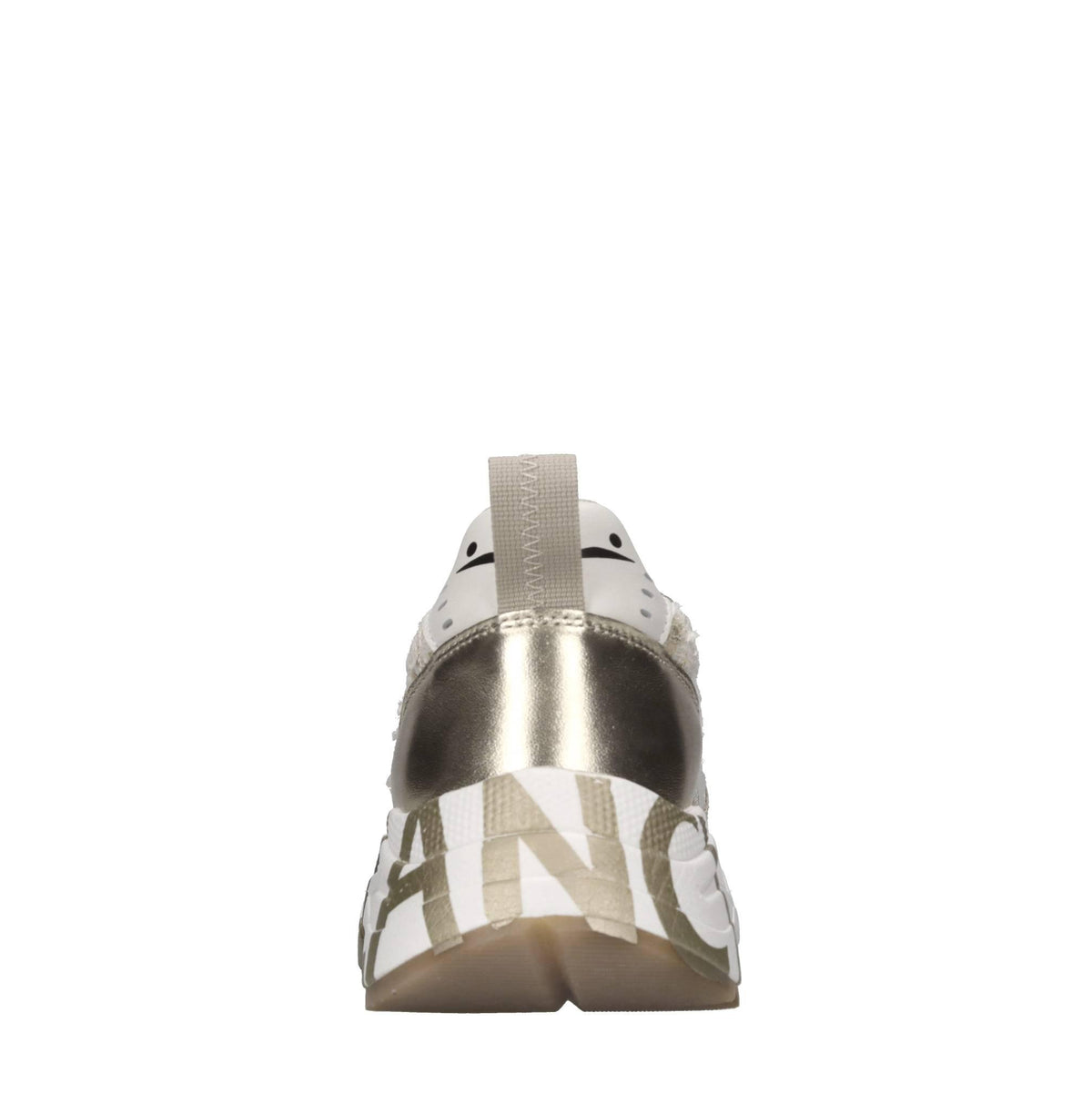 Sneakers in camoscio e tessuto con paillettes 