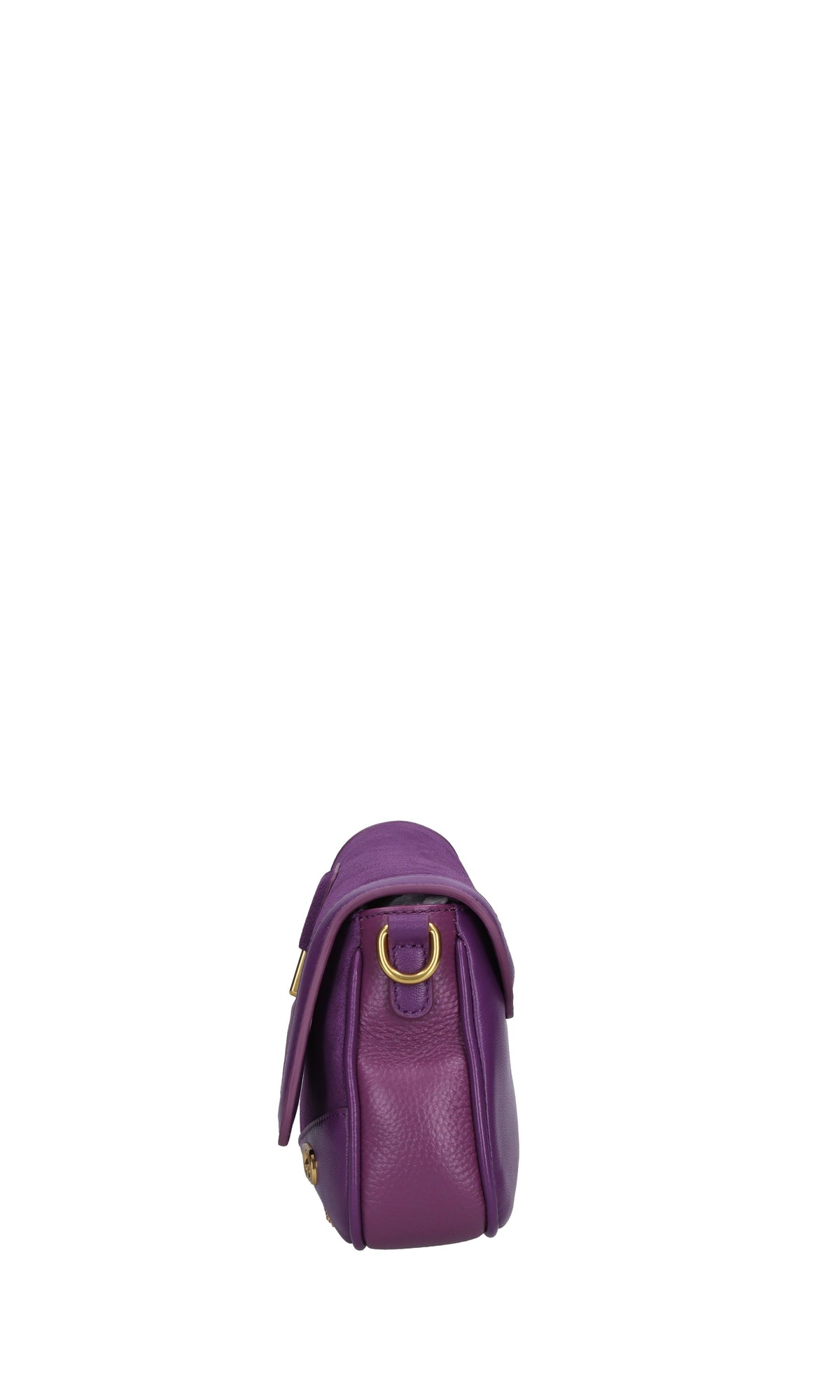 Borsa irregular med. in pelle e camoscio 