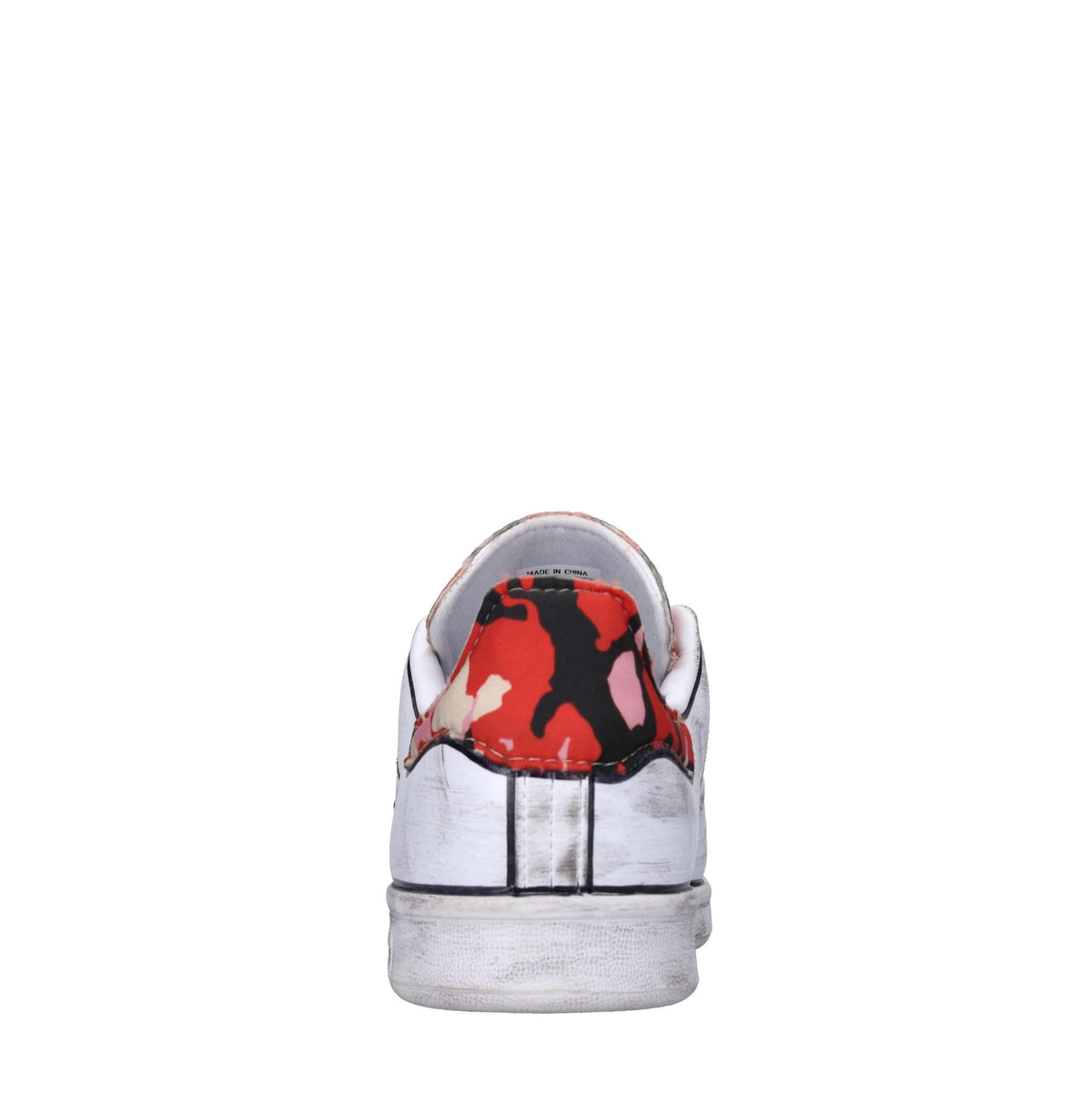Sneakers in ecopelle e tessuto 
