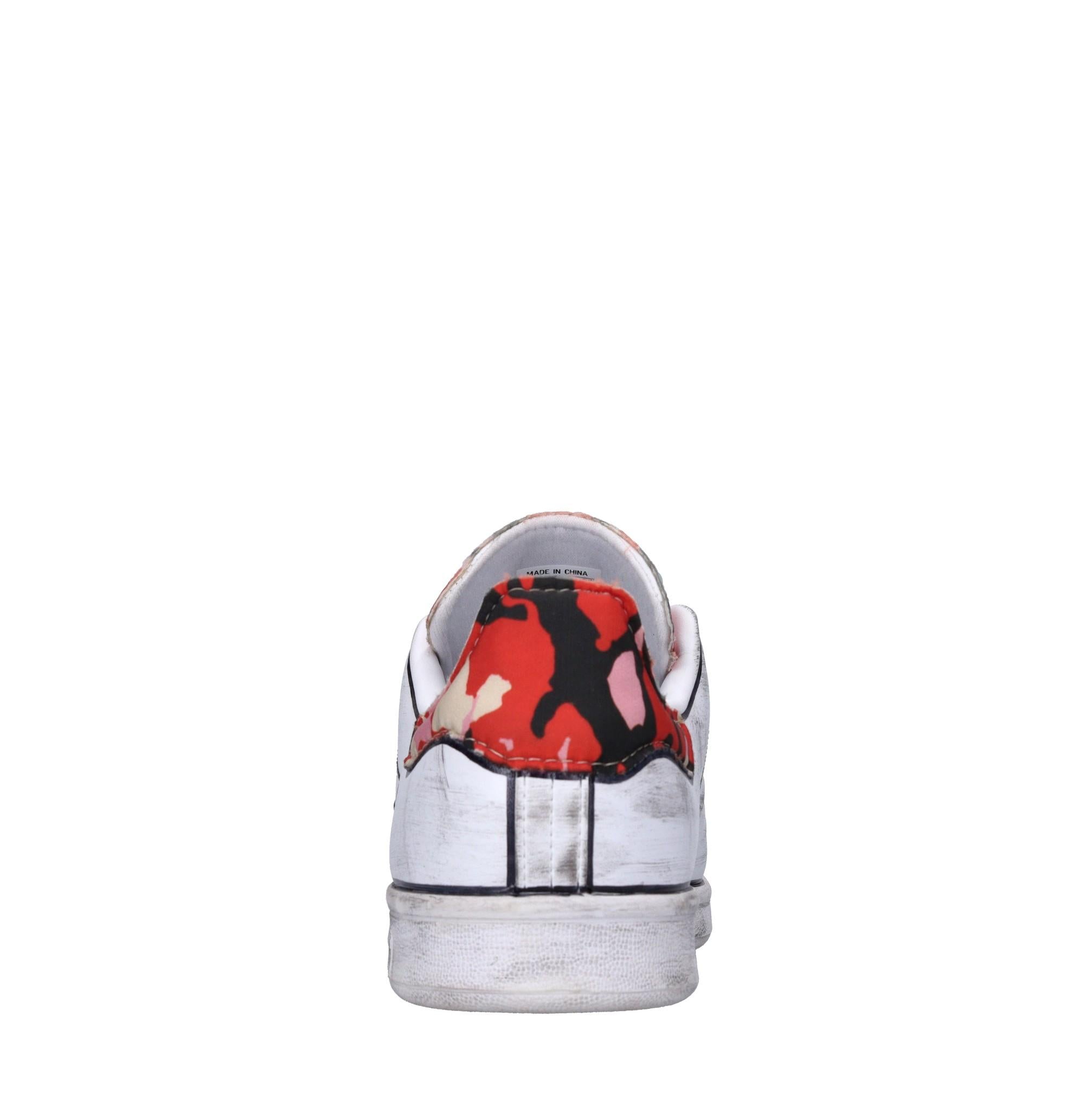 Sneakers in ecopelle e tessuto 
