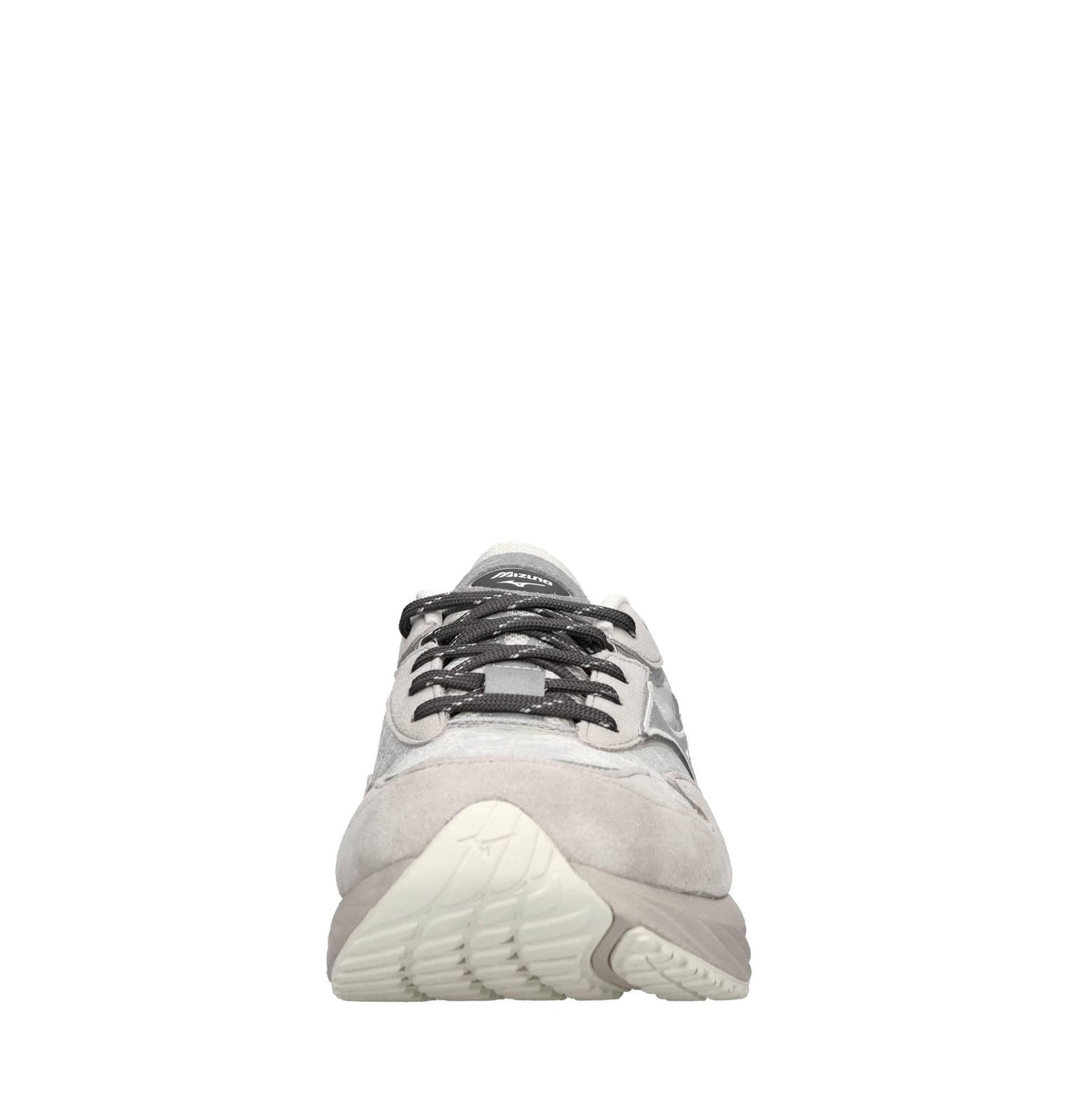 Sneakers in pelle e tessuto 