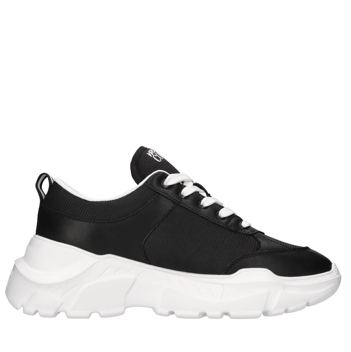 Sneakers in tessuto ed ecopelle 
