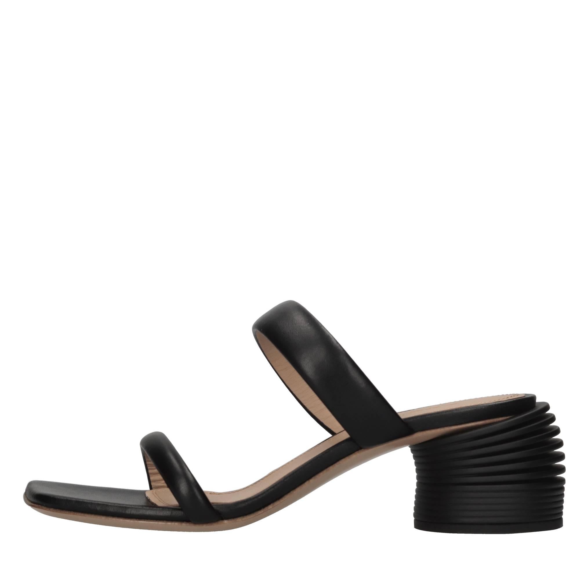 Mules Spring in pelle 
