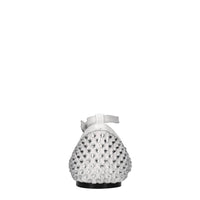 Ballerine Dollie in pelle tessuto e strass 