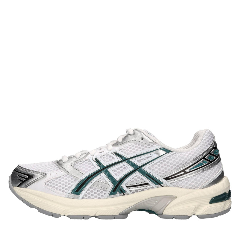 Sneakers in ecopelle e tessuto 