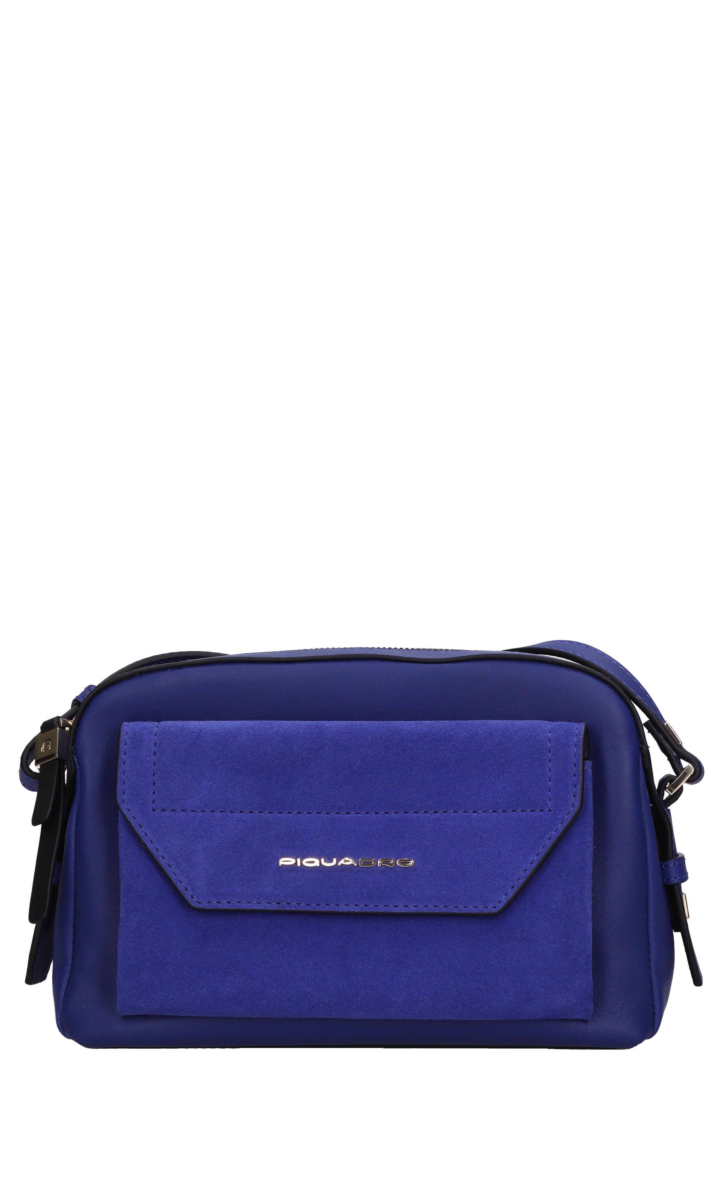Borsa in pelle e camoscio 