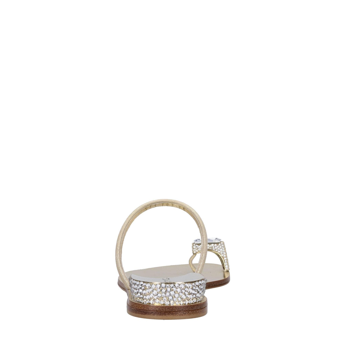 Mules in pelle e Swarovski 