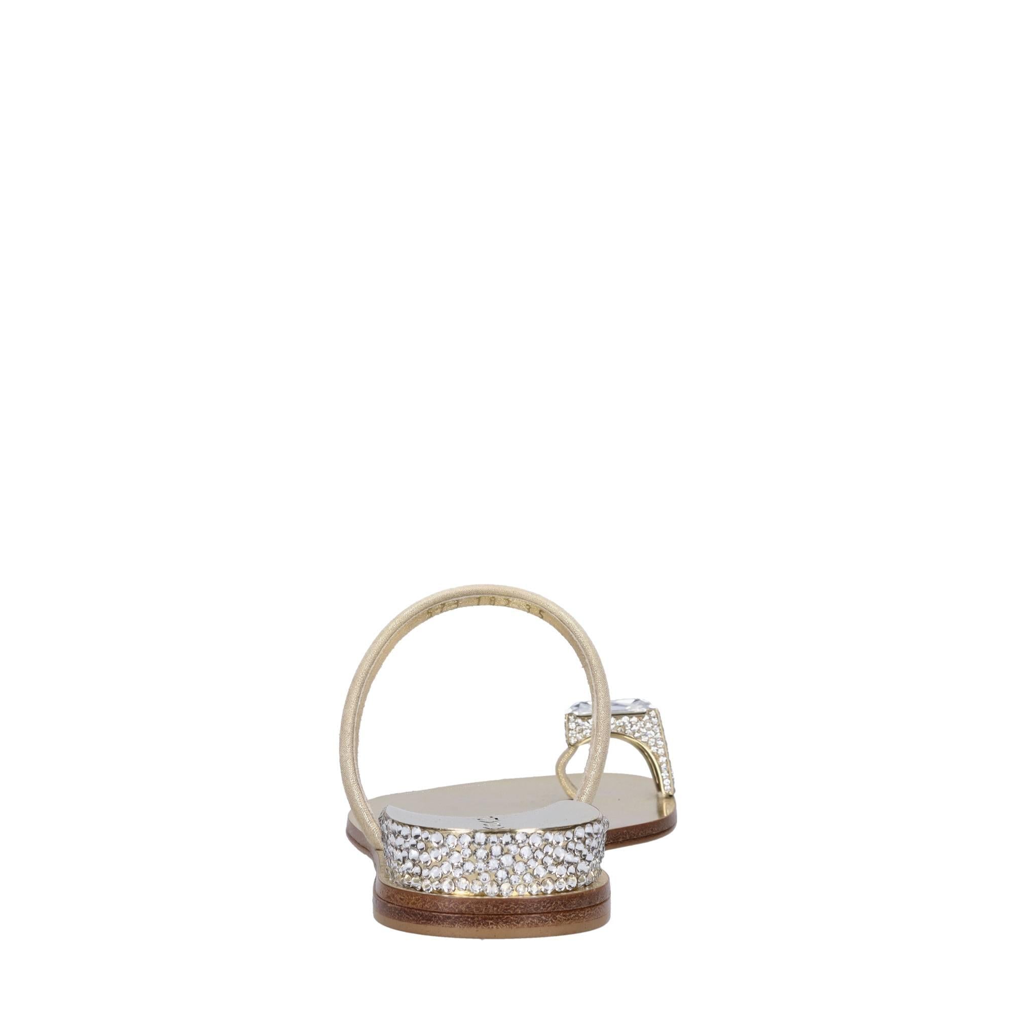 Mules in pelle e Swarovski 