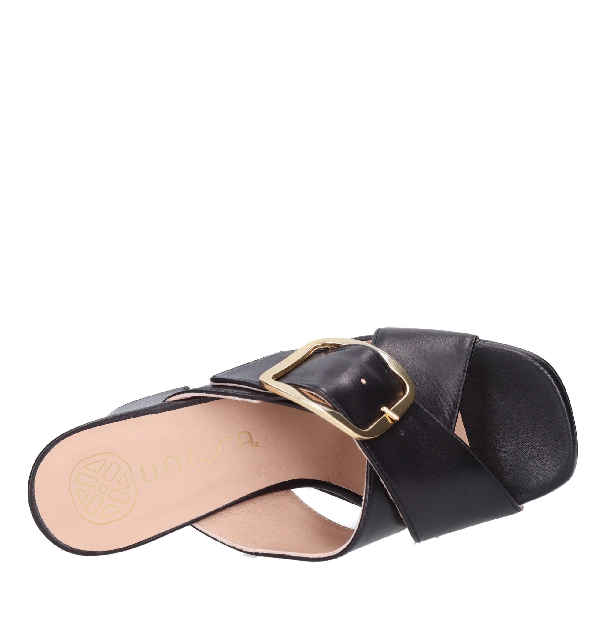 Mules in pelle 