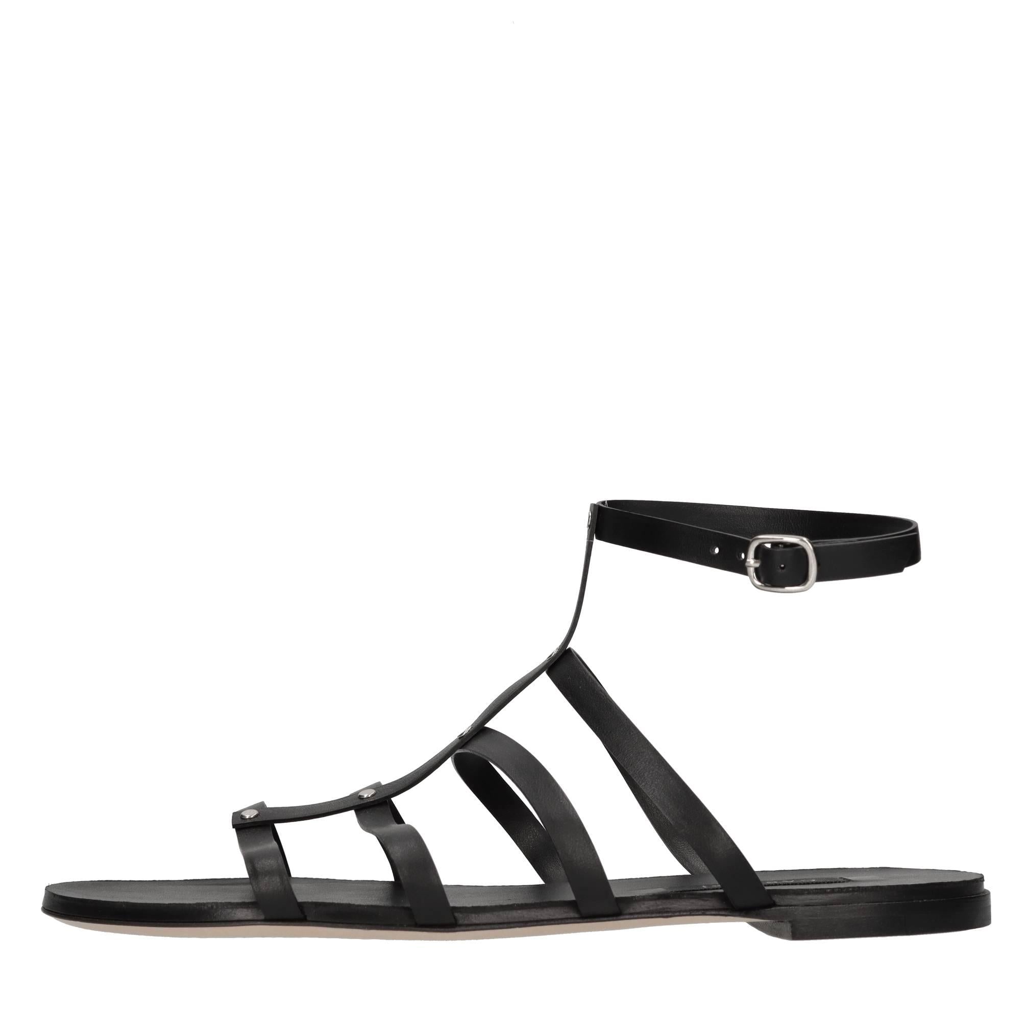 Sandali flat Florence in pelle 