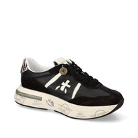 Sneakers Cassie Var 7681 in pelle, ecopelle e tessuto 