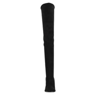 Stivali cuissard in ecocamoscio stretch 