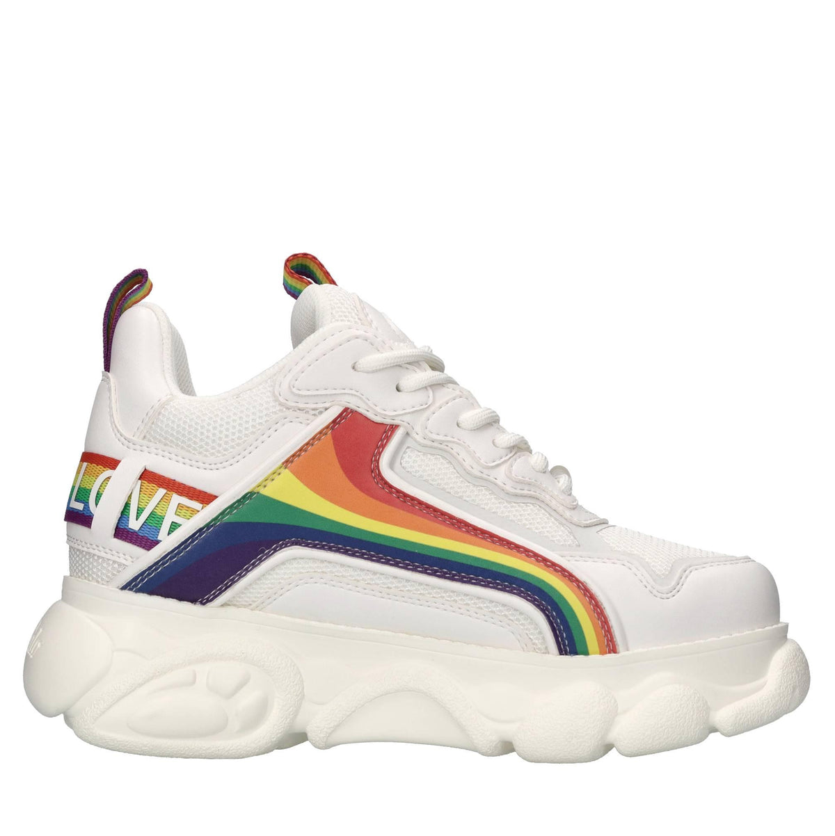 Sneakers in tessuto ed ecopelle 