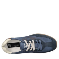 Sneakers in camoscio ecopelle e tessuto 