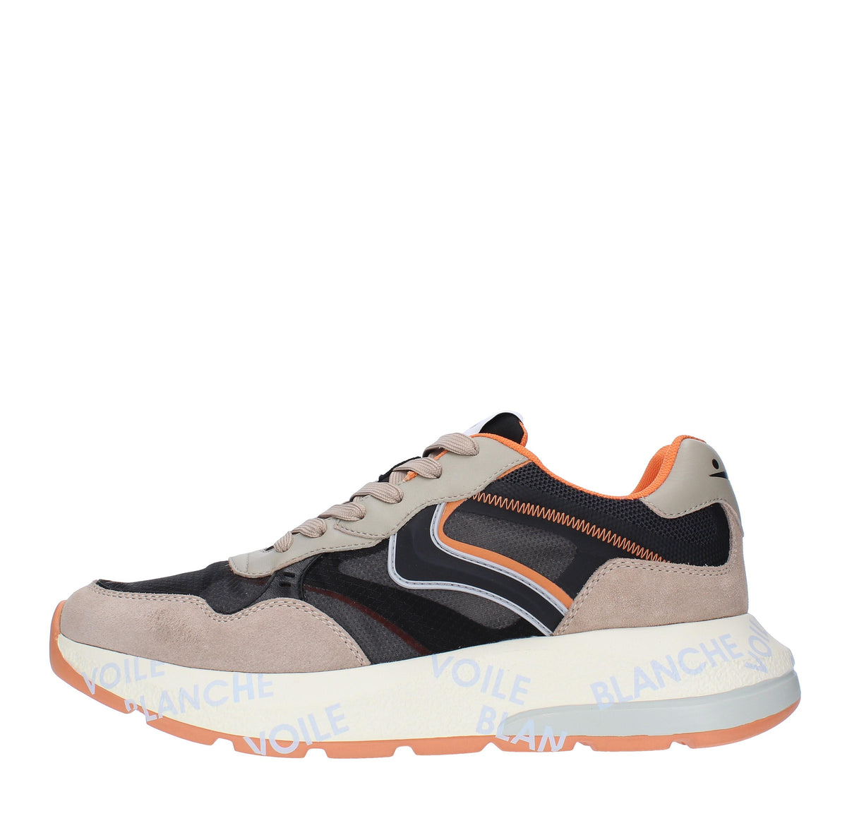 Sneakers VOILE BLANCHE modello SHINE in camoscio pelle e tessuto 