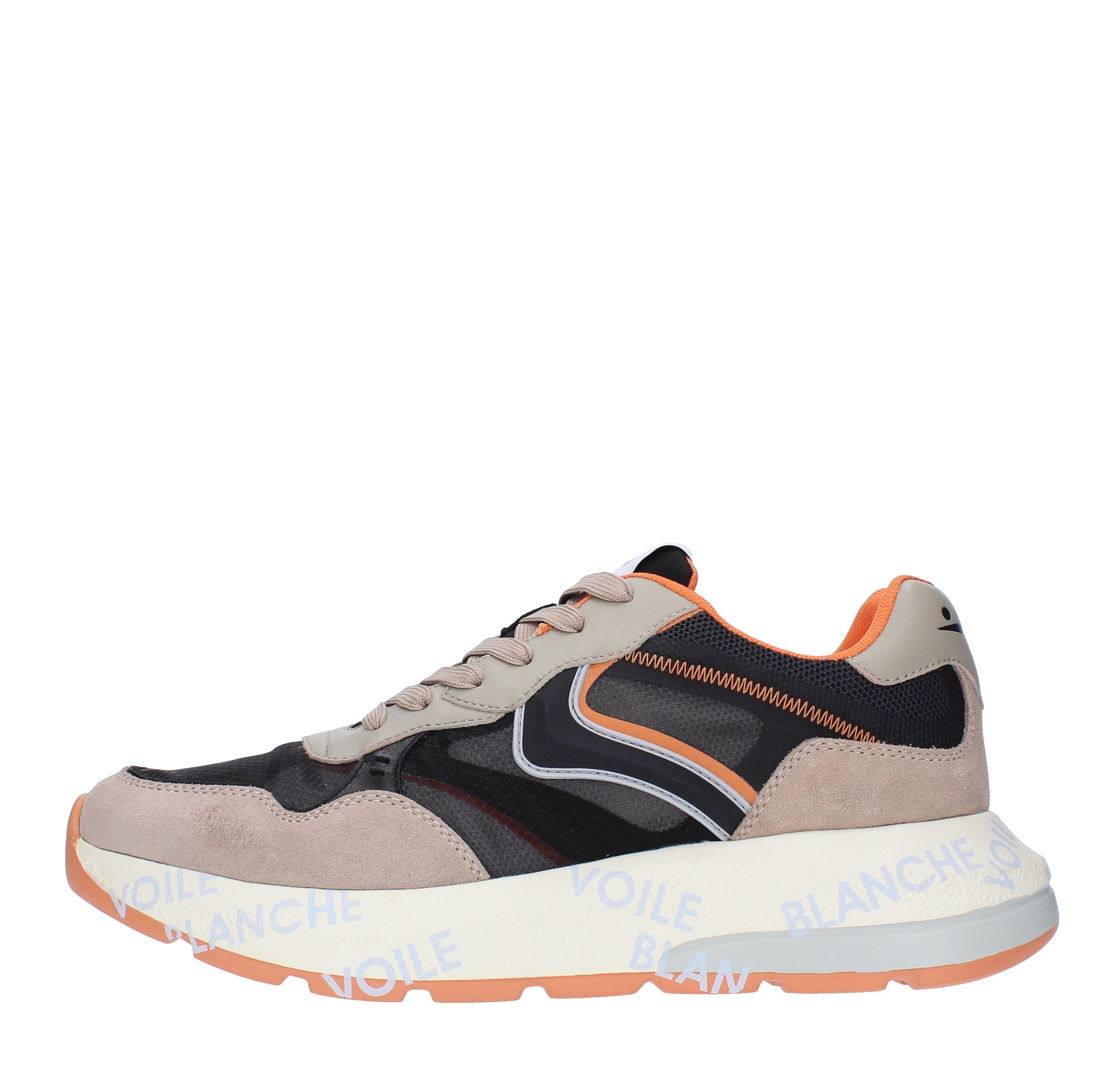Sneakers VOILE BLANCHE modello SHINE in camoscio pelle e tessuto 