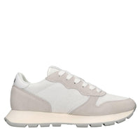 Sneakers modello Z35203 SUN68 in pelle scamosciata e tessuto traspirante glitterato 
