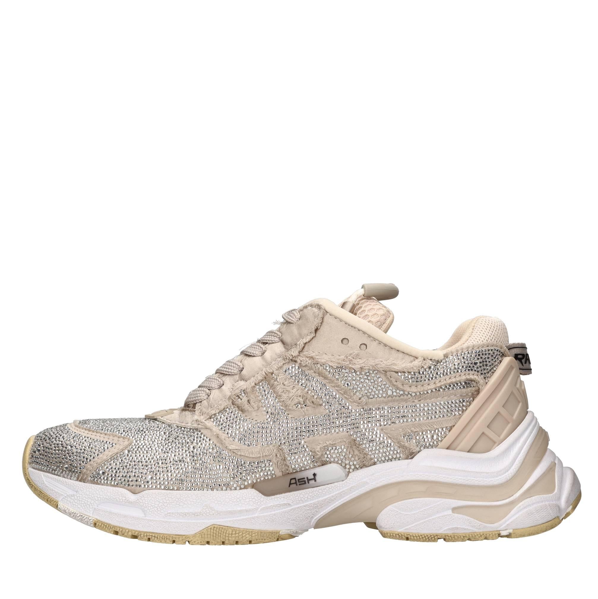Sneakers modello Race in tessuto e strass 